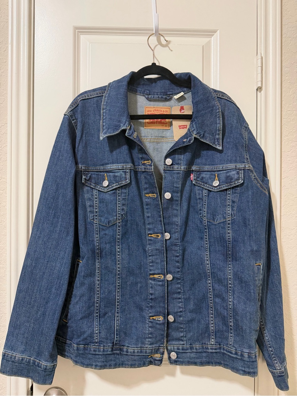 Levi's Women's Dark Blue Denim Trucker Jacket